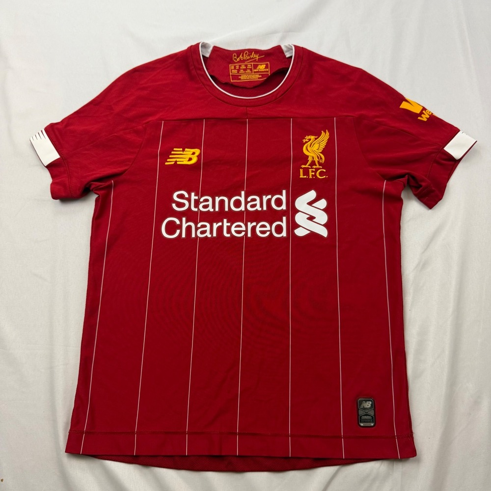 New Balance Soccer Jersey Kids Youth Medium Red Liverpool FC 2019/20 Home 13